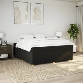 vidaXL Boxspringbett 180 x 200 cm Schwarz