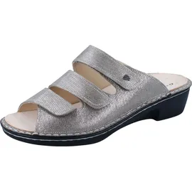 Finn Comfort Pantolette silber 41,5