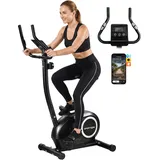 Heimtrainer Fahrrad Höhenverstellbar Hometrainer Mit App Magnetwiderstand Lcd-monitor Pulssensoren Handyhalterung