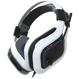 Gioteck HC-9 Wired Headset Kabelgebunden Blau Weiss