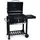 Wiltec BBQ Holzkohle Grillwagen schwarz