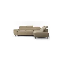 Selsey Ecksofa mit Schlaffunktion Lambo ¦ beige ¦ Maße (cm): B: 268 H: 98