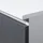 Akord Kommode K60 60 x 130 x 40 cm Weiß / Graphitgrau