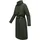 Navahoo Damen Wintermantel warmer, wasserabweisender Parka mit (abnehmbarer) Kapuze und Taillengürtel Waldbummler 14 Dark Olive Gr. 3XL - 3XL