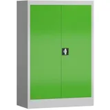 Classix Aktenschrank 92 x 42 x 120 cm grün / lichtgrau