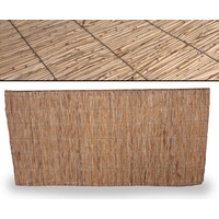 bambus-discount.com Schilfrohrplatte Usedom 100 x 200cm mit 2,5cm Materialstärke - Dicke starre Schilfplatte als Dämmmaterial oder Sichtschutz 1m x 2m