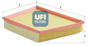 UFI Luftfilter 30d9700 Filtereinsatz 50mm für JAGUAR LAND ROVER