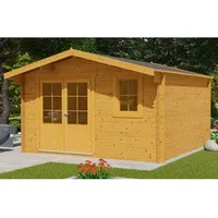 Alpholz Holz-Gartenhaus Roger-34 Natur 350 cm x 300 cm