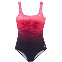 LASCANA Badeanzug Damen rot-bedruckt Gr.42 Cup C