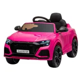 TPFLiving Elektro-Kinderauto Audi RS Q8 pink - Kinderauto - Elektroauto - Ledersitz und Sicherheitsgurt