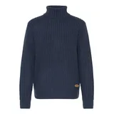 Oxmo Rollkragenpullover Blau S