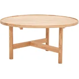 Linea Natura Couchtisch, Kernbuche, Holz, Kernbuche, massiv, rund, rund, 80x40x80 cm, Wohnzimmer, Wohnzimmertische, Couchtische