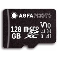 AgfaPhoto microSDXC 128 GB Class 10 UHS-I V30 + SD-Adapter
