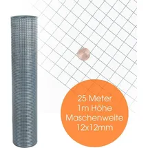 Estexo Volierendraht Maschendraht 1,0 x 12 mm