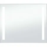 vidaXL Badezimmer-Wandspiegel mit LEDs 80x60 cm