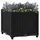 furnicato Hochbeet 40 x 40 x 38 cm Schwarz