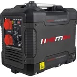 HEMAK Tragbarer Inverter Stromerzeuger mit USB 1900 Watt Optimal für Camping und Garage HK-PG 2000i Benzin 4 takt Silent