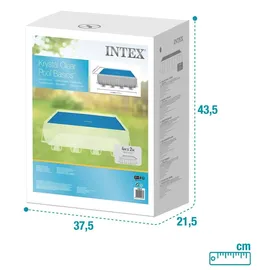 Intex Solarabdeckplane Ultra Frame blau 400 x 200 cm