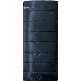 Alpinus Warm 1200 (Left) Schlafsack Leicht Warm Weich Langlebig Navy