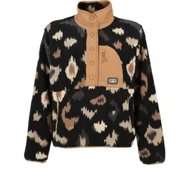 Protest Damen 1/4-reißverschluss PRTXena outdoor 1/4 button top, True Black, 42