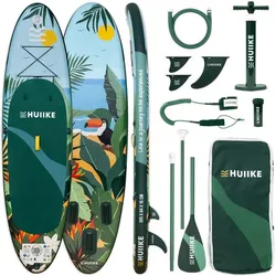 Stand Up Paddling Board Premium Zubehör, HUIIKE, Grün, große Stabilität grün 305 MM