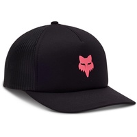 Fox Racing Damen Trucker-Mütze Hut, Schwarz/Rosa, One Size