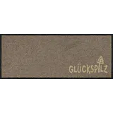 Salonloewe Fußmatte 030x075 cm Glückspilz Fußabtreter, innen, außen, Schmutzfangmatte, Sauberlauf-Teppich