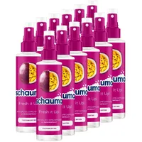 Schauma Sprühpflege Fresh it Up! (12x 200 ml), Sprühspülung hilft, das Haar zu entwirren, Spülung mit bis zu 230 °C Hitzeschutz, Haarspülung für intensive Geschmeidigkeit und gesund aussehendes Haar