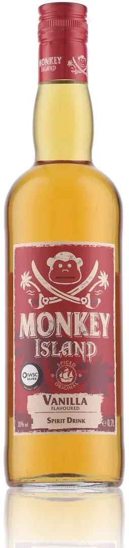 Monkey Island Spiced Gold Vanilla Rum 35% Vol. 0,7l