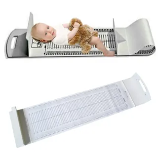 Naisicatar Baby -Infantometer -Höhere -Lineal Messmatte, Neugeborenen -Wachstumsdiagramm, Höhen Herrscher messen Matte für Baby, Weiß