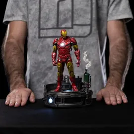 Iron Studios Marvel Deluxe Art Scale Statue 1/10 Iron Man Unleashed 23 cm