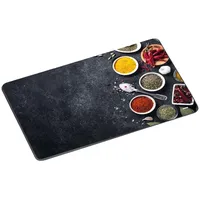 KESPER Glas Schneideplatte 1-tlg. 38 x 28,5 cm Schwarz/Mehrfarbig
