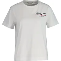 GANT regular fit, T-Shirt aus reiner Baumwolle, mit Logo-Print,