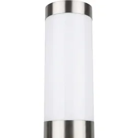 Easylight Außenwandleuchte Edelstahl 34,0 cm inkl. Bewegungsmelder E27 IP44 silber/weiß