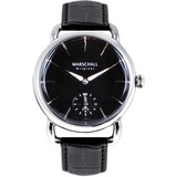 Marschall Original Herren-Funkarmbanduhr Doble Acero Negro Armbanduhr Funkuhr