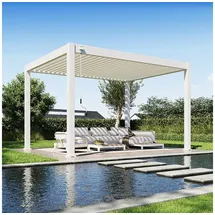 Weide Deluxe Plus Pergola 4 x 3 m Weiß
