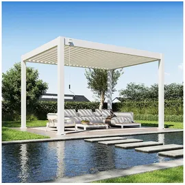 Weide Deluxe Plus Pergola 4 x 3 m Weiß