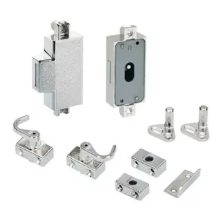 Hettich Möbel-Drehstangenschloss 72214,D15 Metall,vernickelt