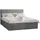 kaiser möbel Boxbett, Dunkelgrau, H3, Höhe ca. 20 cm 160x200 cm, Schlafzimmer, Betten, Boxspringbetten