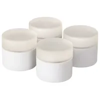 Duni LED Mini Lamp, wiederaufladbar, 4er Set Ersatzlampen 48 x Ø 50 mm 13 Std. Weiß, 4 Stk)