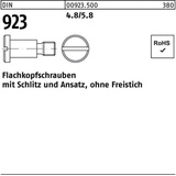 Reyher Flachkopfschraube DIN 923 Schlitz/Ansatz M3x 2x 4,5 4.8/5.8 100 Stück