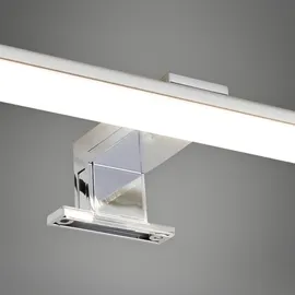 Briloner LED Spiegelleuchte Spiegellampe Chromfarbend 6 Watt, IP23