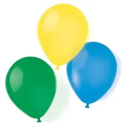 8 Luftballons bunt