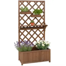 Proregal Hochbeet 135 x 70 x 30 cm Braun