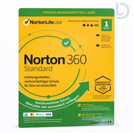 NortonLifeLock Norton 360 Standard - 1 Gerät - KEIN ABO