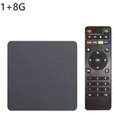 ZELURXX 4K Android TV Box mit Quad-Core Prozessor WiFi HDMI H.265 Unterstützung – Smart Media Player für Heimkino, 1+8G