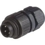 Hirschmann 934 124-100-1 Rundstecker Stecker, gerade Serie (Rundsteckverbinder): CA Gesamtpolzahl: 3 + PE 1 St.