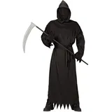 W WIDMANN MILANO Party Fashion - Kostüm Sensenmann, schwarzes Gewand, Grim Reaper, Halloween