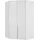 WIMEX Eckkleiderschrank WIMEX "New York", weiß, B:90cm H:236cm T:125cm, Schränke, Eckkleiderschrank, 208 oder 236cm hoch