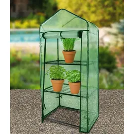Royal Gardineer Folien-Gewächshaus 4 Etagen 69 x 160 x 49 cm grün